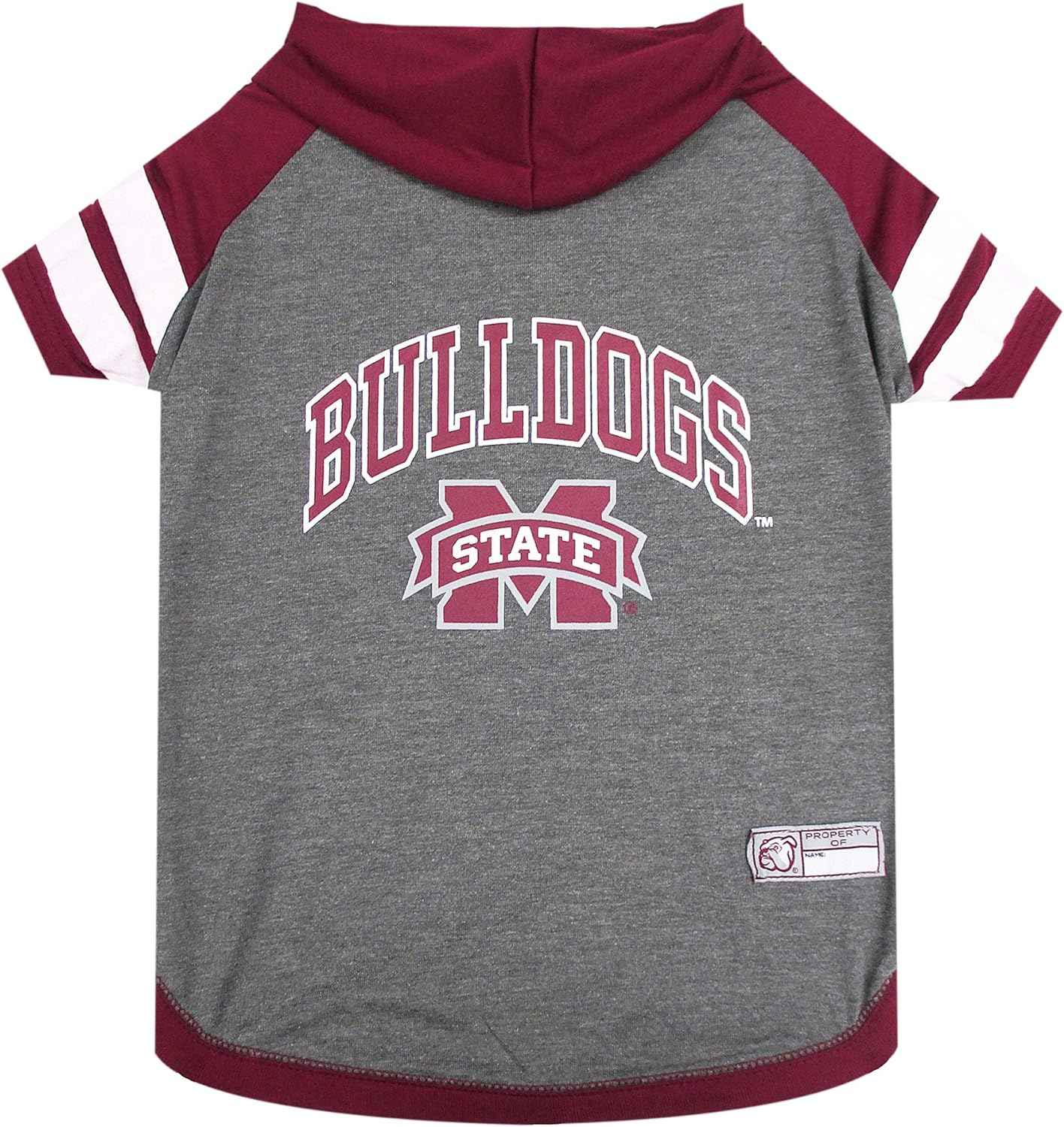 NCAA Mississippi State University Bulldogs Hooded Dog T-Shirt