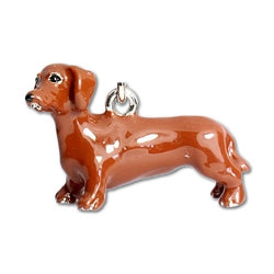 Parisian Pet Dachshund Tan Key Chain for Dogs - Trendy, Durable Brown Key Ring, Perfect Pet Accessory