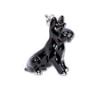 Parisian Pet Scotty Key Chain-Black