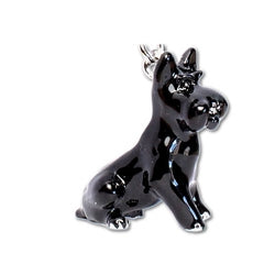 Parisian Pet Scotty Key Chain-Black