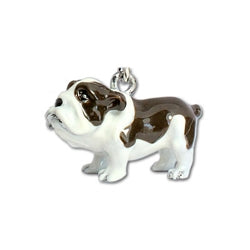 Parisian Pet Bulldog Key Chain - Cute, Fashionable, Durable Black & White Bulldog Key Ring for Dogs, Ideal Gift for Bulldog Enthusiasts
