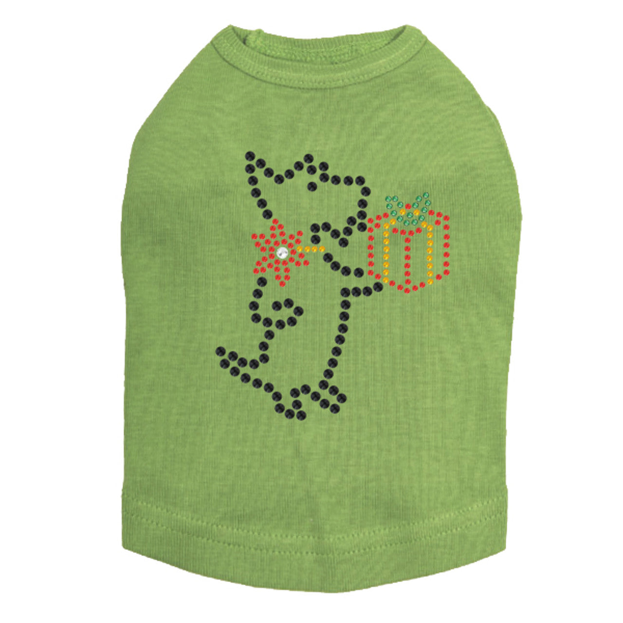 Scotty with Gift - Dog Tank