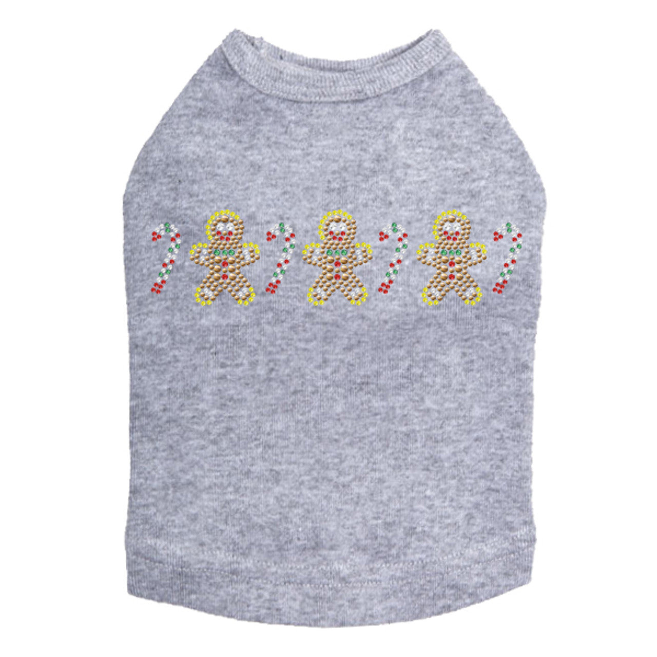 Gingerbread Men & Candy Canes - Dog Tank