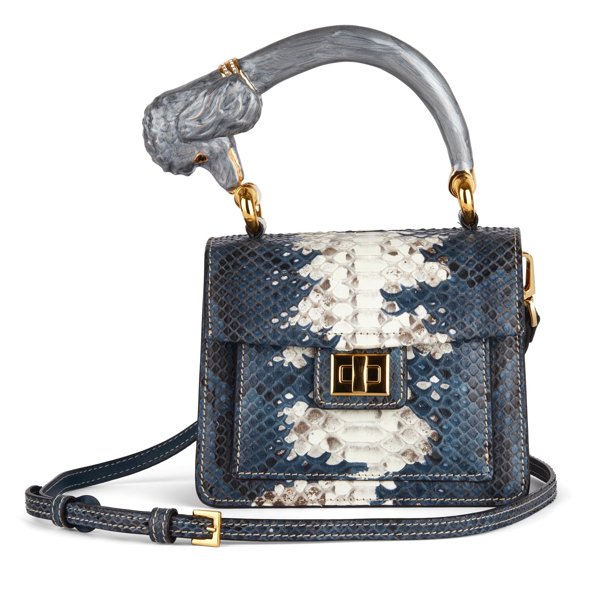 Allysa Payne The Melrose Poodle Handle Handbag