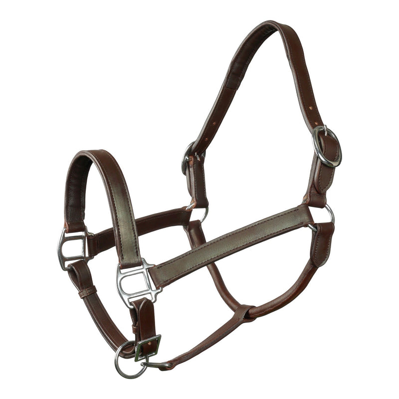 Millers Padded Rolled Throat Leather Halter