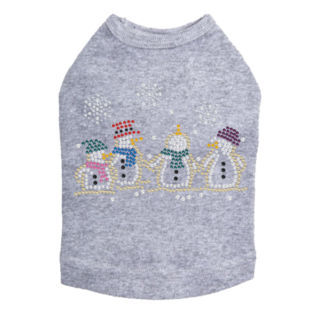 Snowman Family - Dog Tank