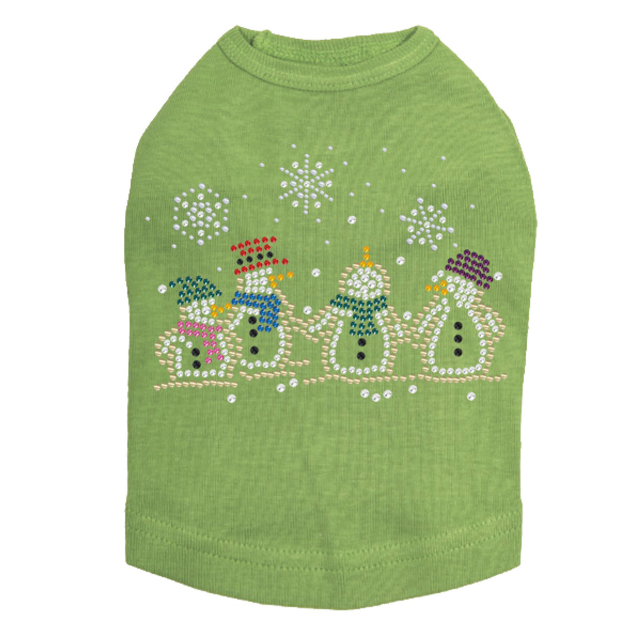 Snowman Family - Dog Tank