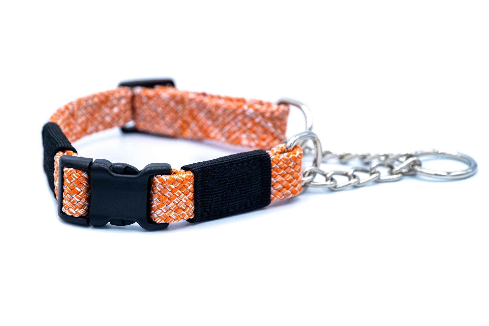 Euro-Dog Adventure Flat-Weave Martingale Dog Collar