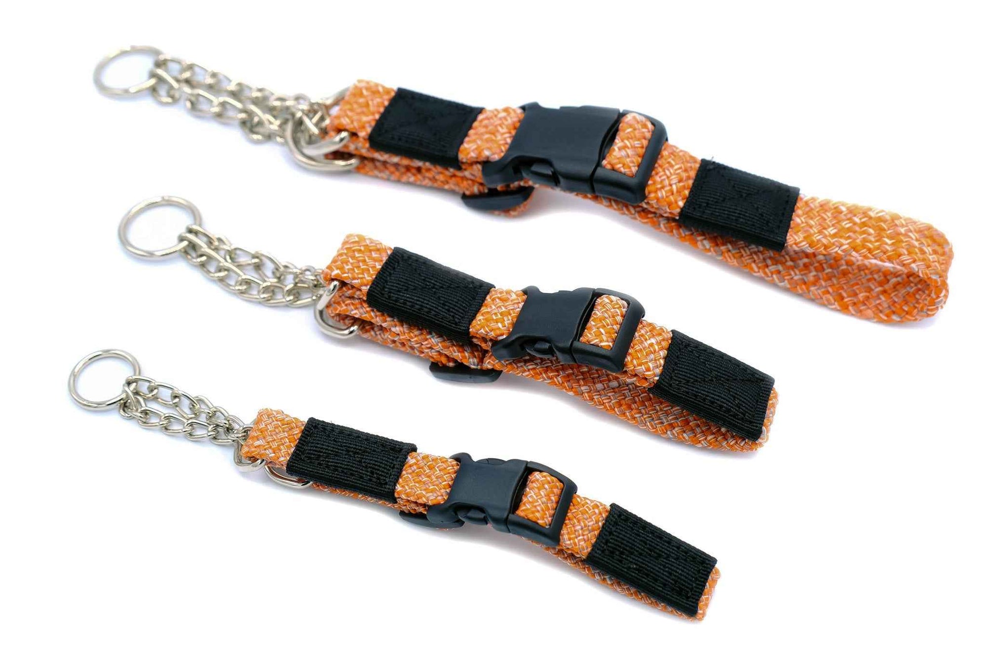 Euro-Dog Adventure Flat-Weave Martingale Dog Collar