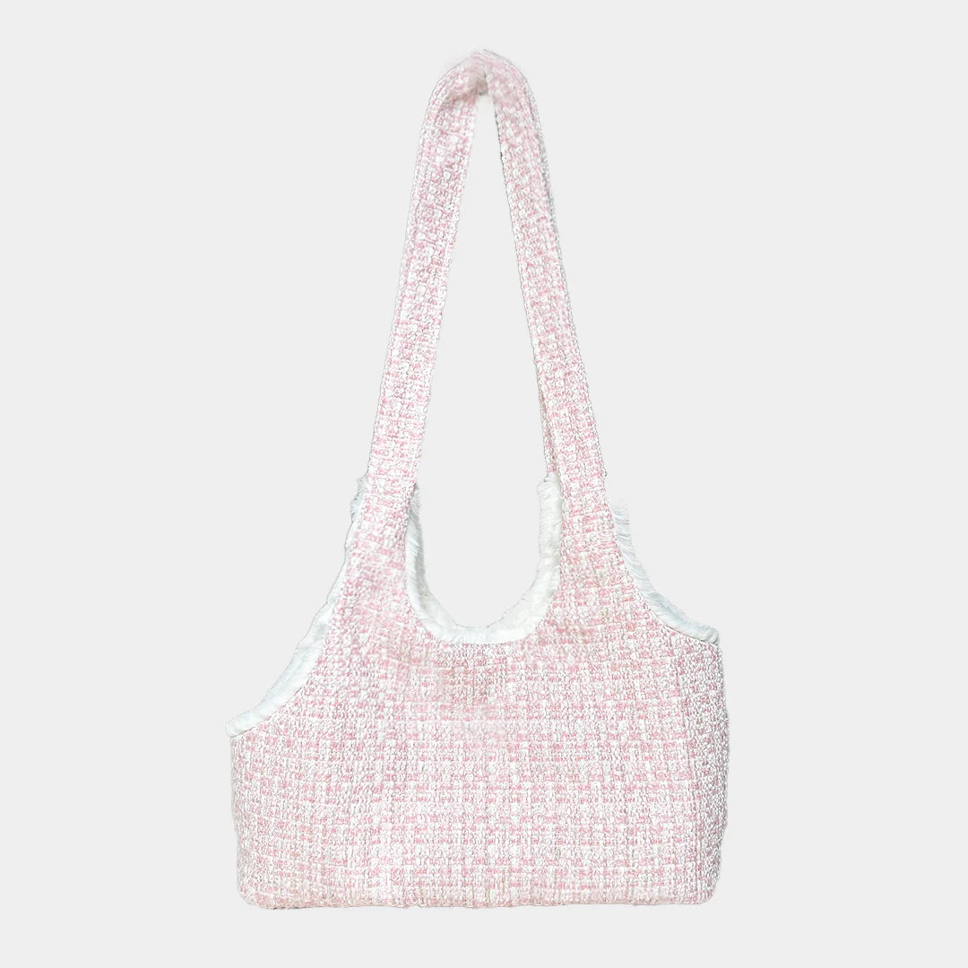 Hello Doggie Annabella Faux Fur Satin & Crates Dog Carrier
