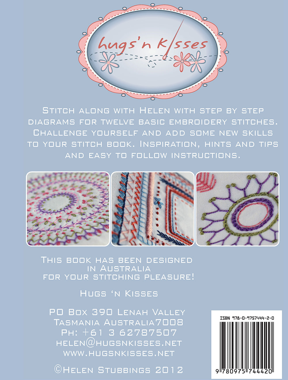 Stitching with Hugs 'n Kisses