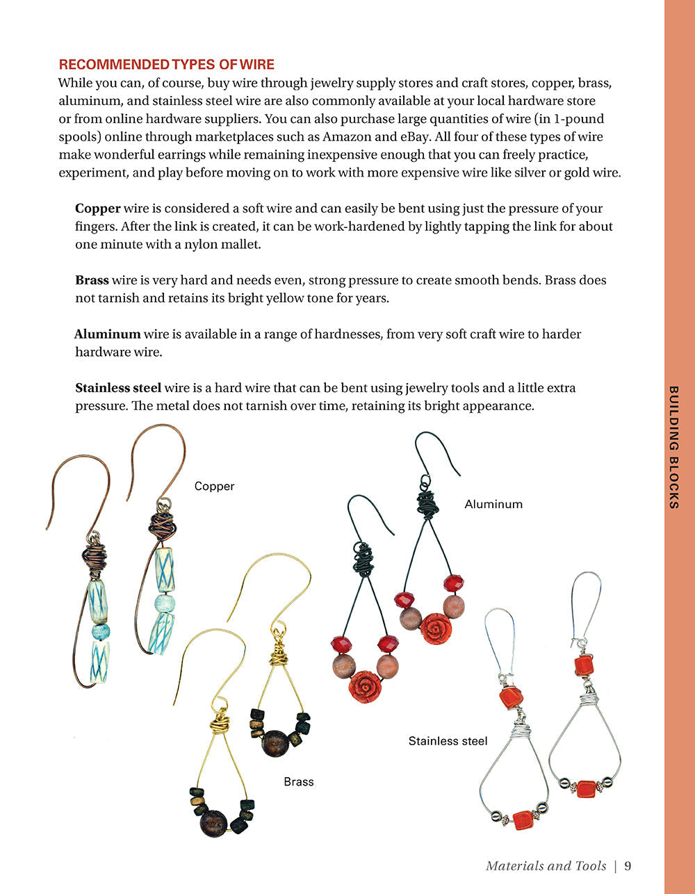 Making Copper Wire Earrings