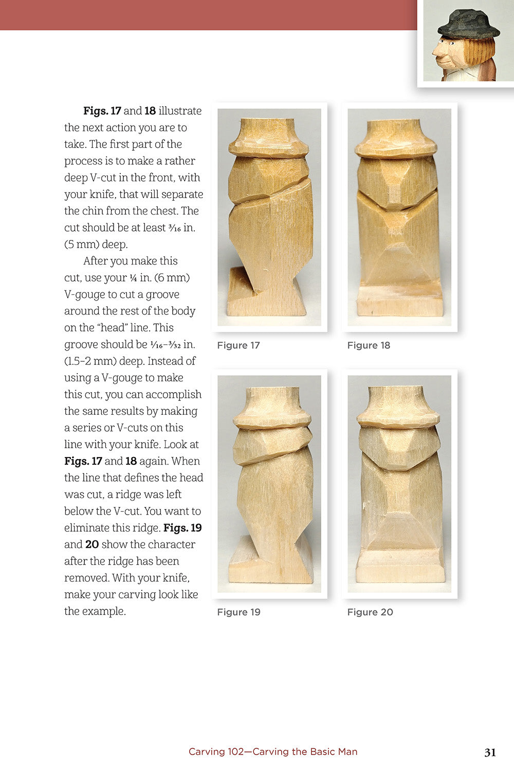 Carving Small Characters in Wood