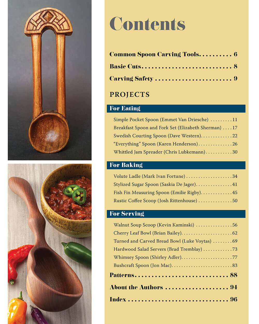 12 Spoons, 2 Bowls, and a Knife