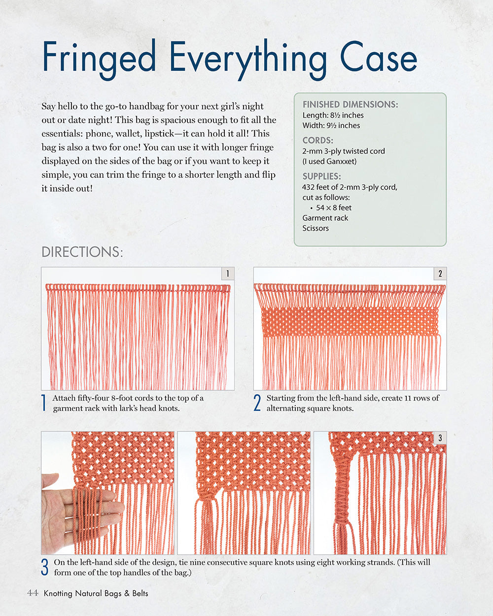 Knotting Natural Bags & Belts