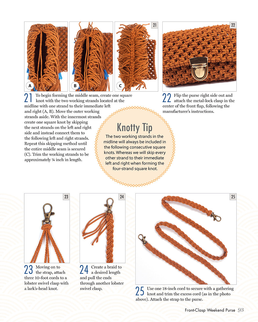 Knotting Natural Bags & Belts