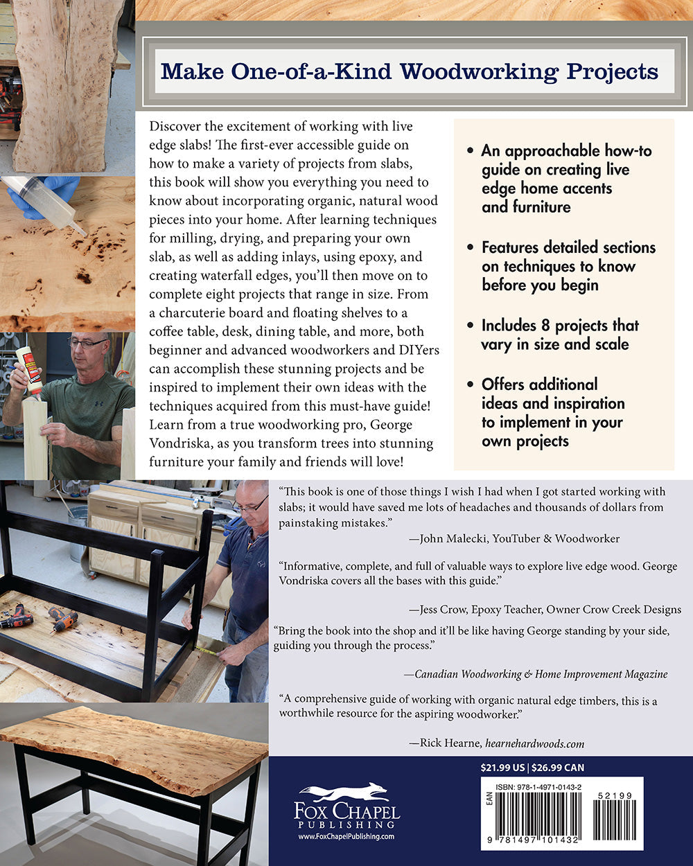 Woodworkers Guide to Live Edge Slabs