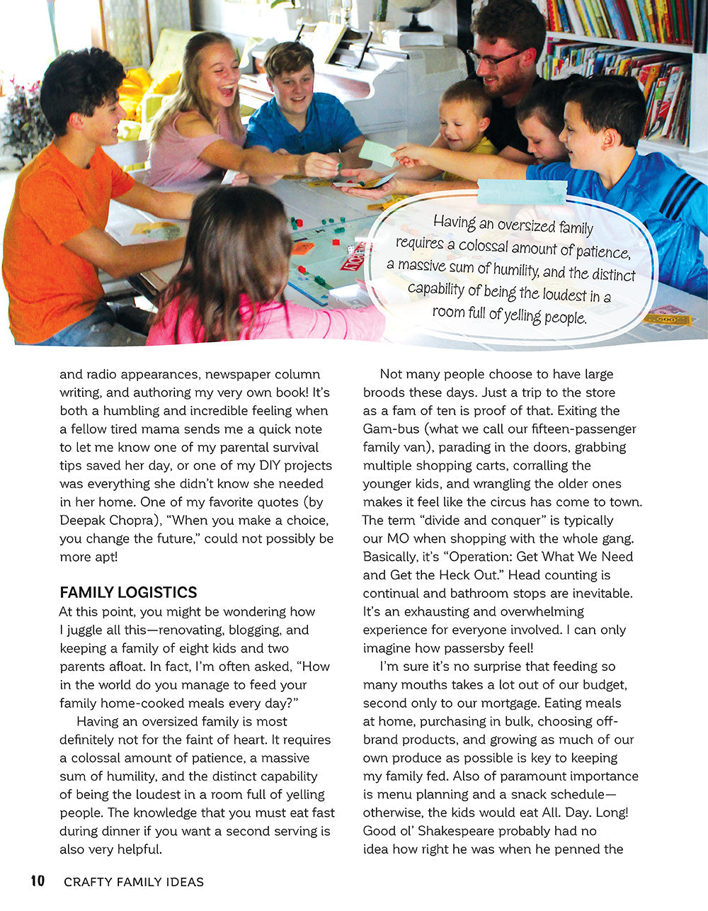 Crafty Family Ideas