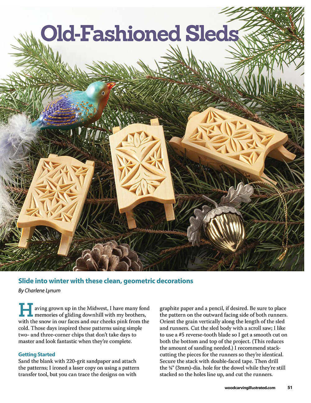 Functional Chip Carving Designs for the Home