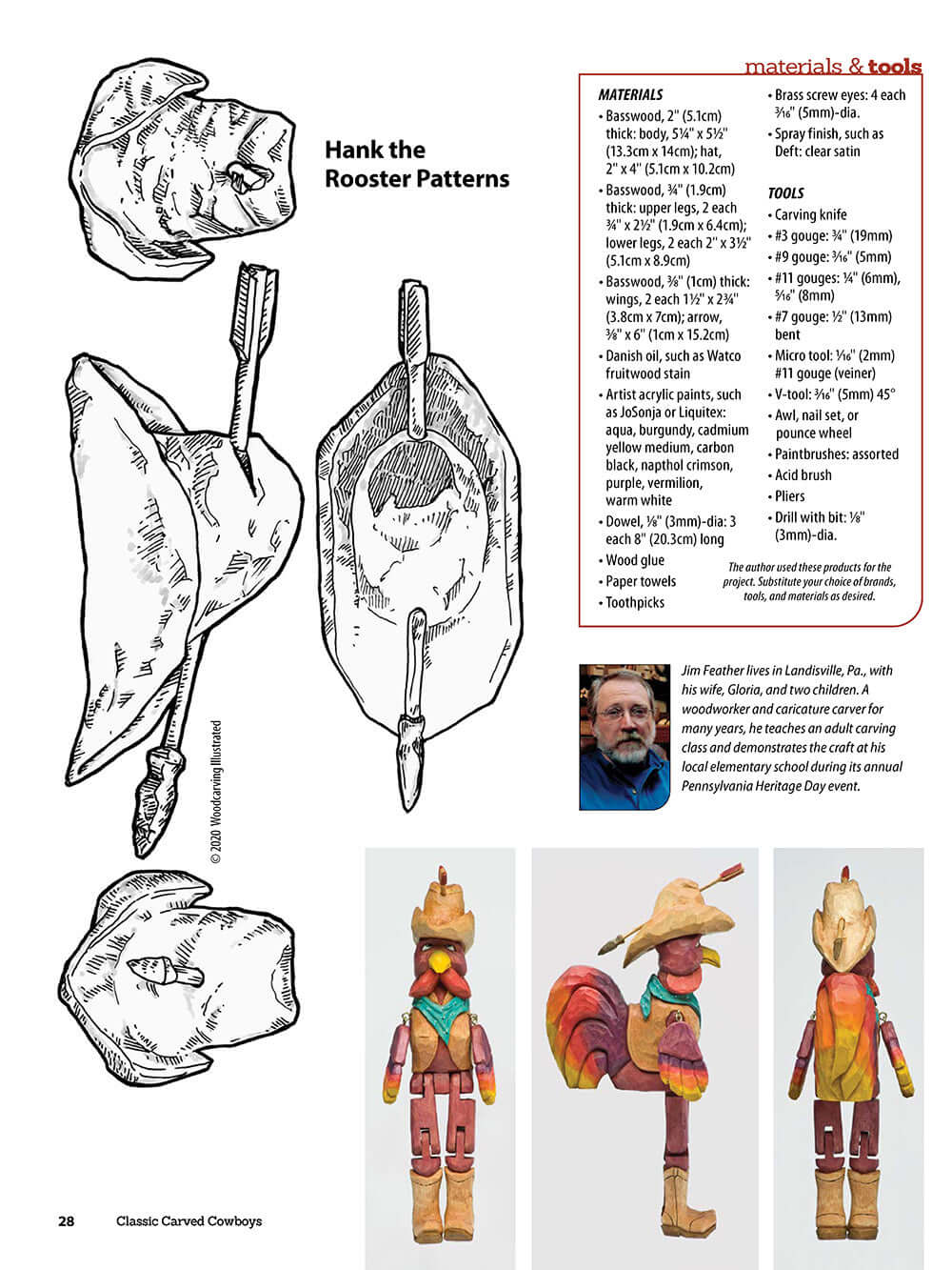 Classic Carved Cowboys