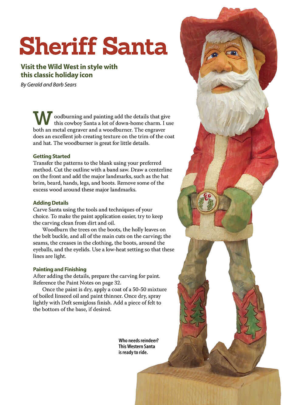 Classic Carved Cowboys