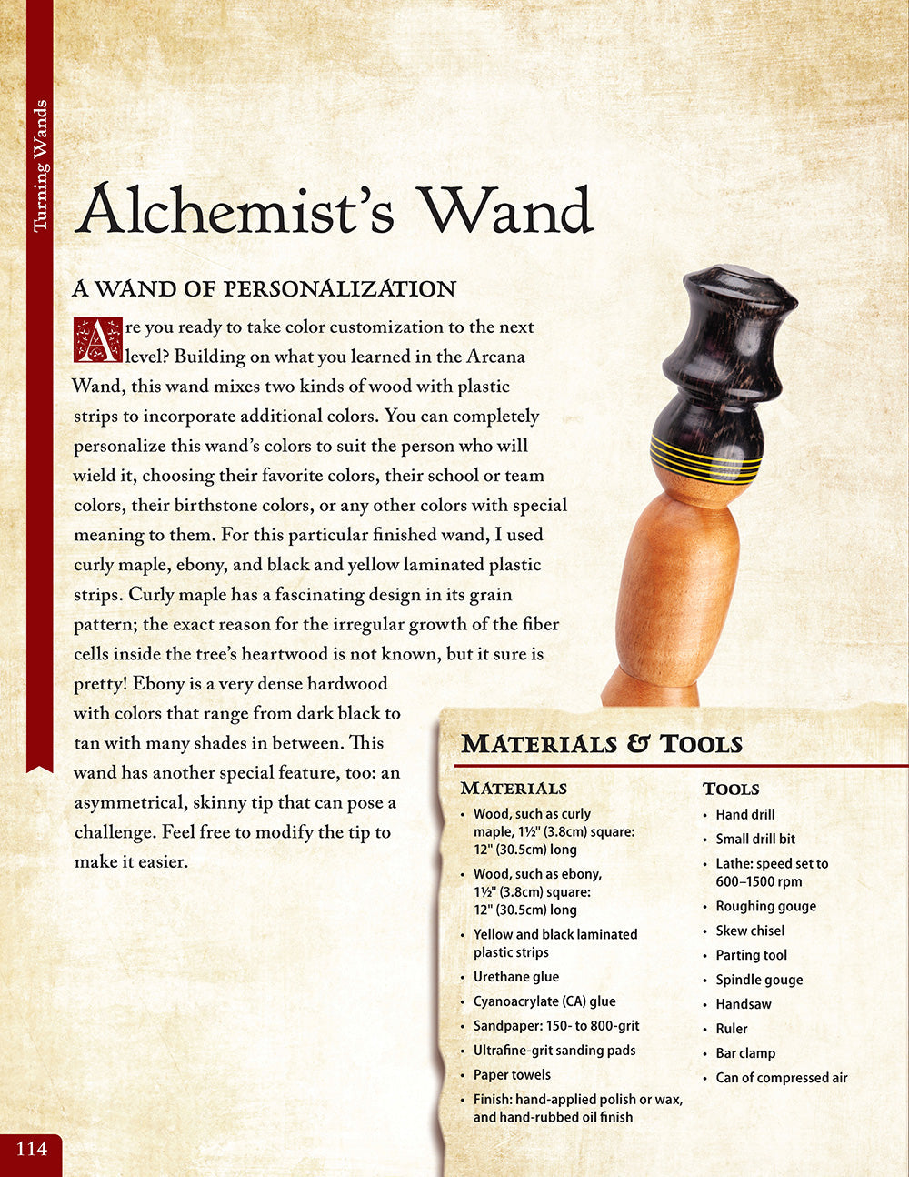 Compendium of Wooden Wand Making Techniques
