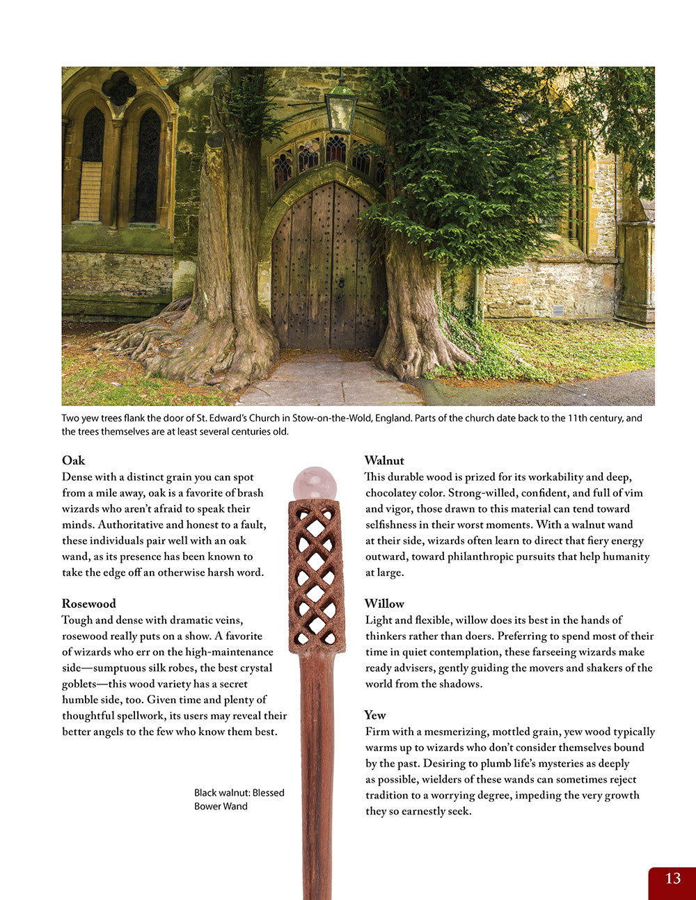 Compendium of Wooden Wand Making Techniques