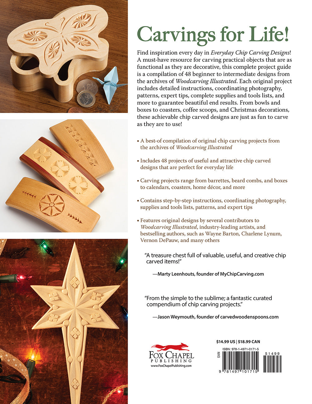 Everyday Chip Carving Designs