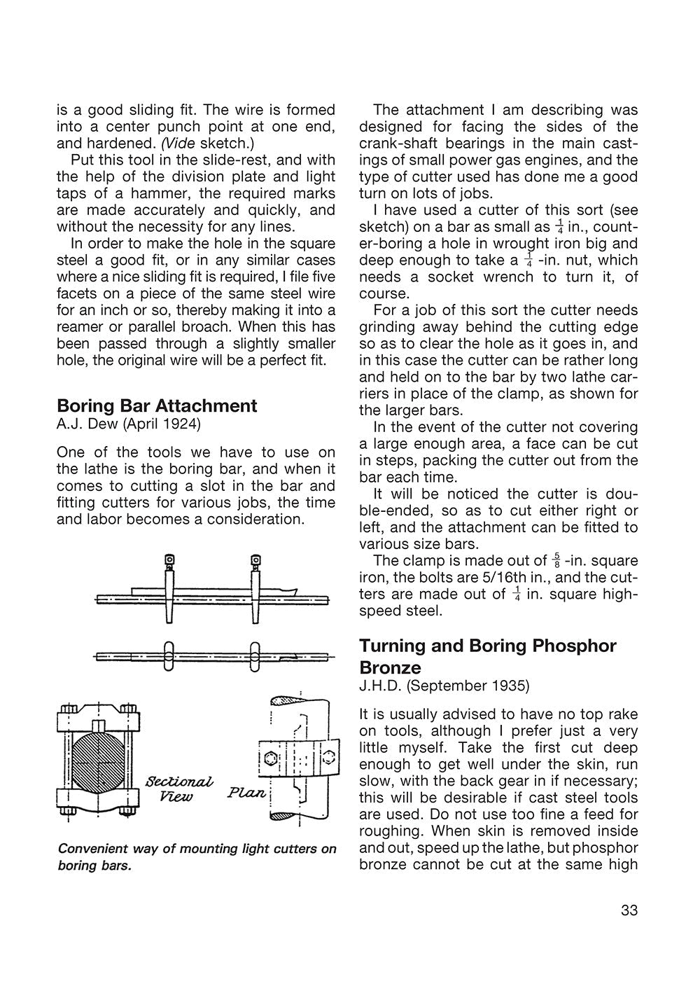 Metalworkers Hints and Tips for Home Machinists