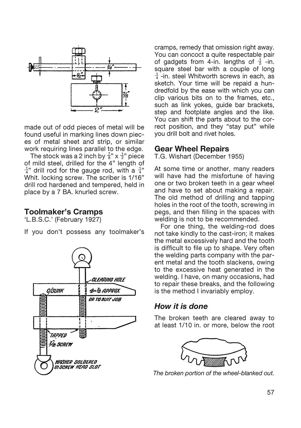 Metalworkers' Hints and Tips for Home Machinists