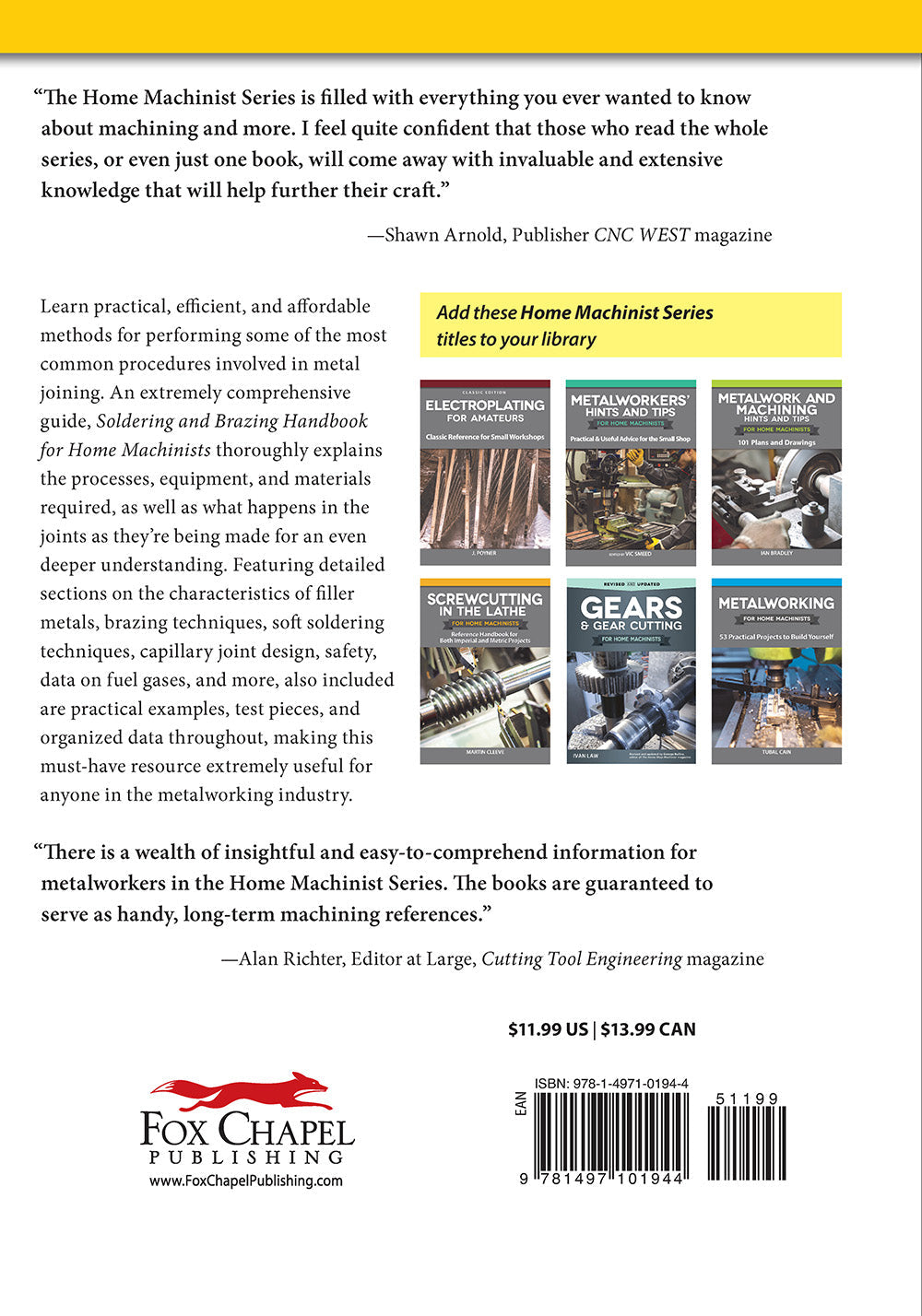 Soldering and Brazing Handbook for Home Machinists