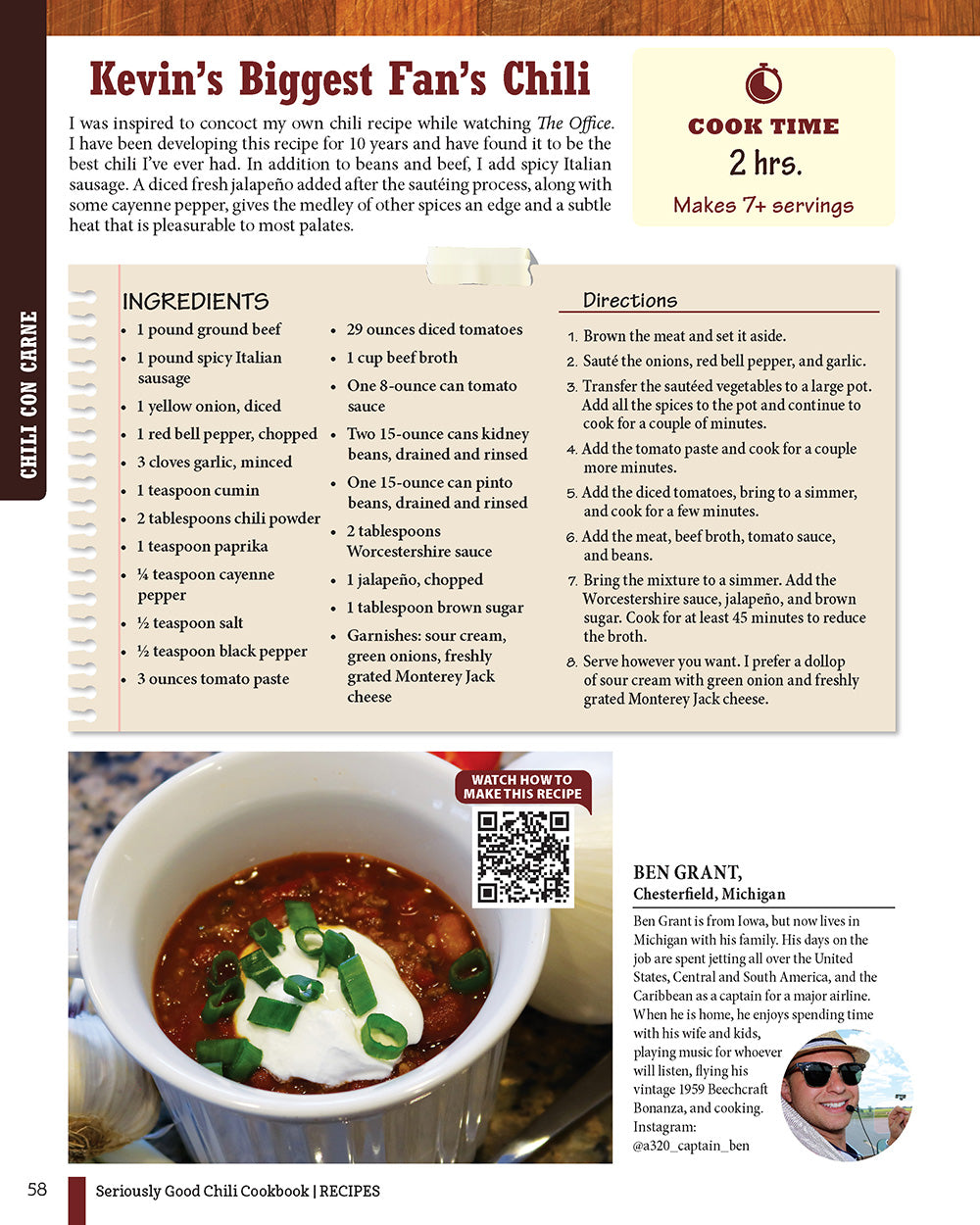 Seriously Good Chili Cookbook