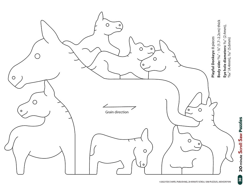 20-Minute Scroll Saw Puzzles