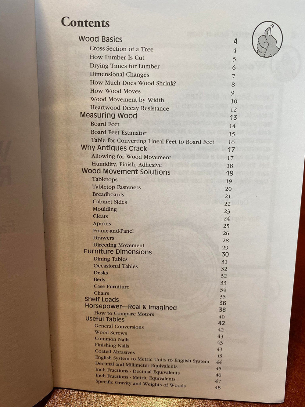 Woodworkers Rules of Thumb Volume 1