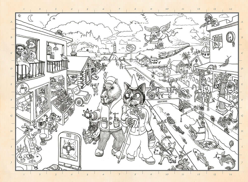 Amazing A--Z AlphaQuest Seek & Find Challenge Puzzle Book