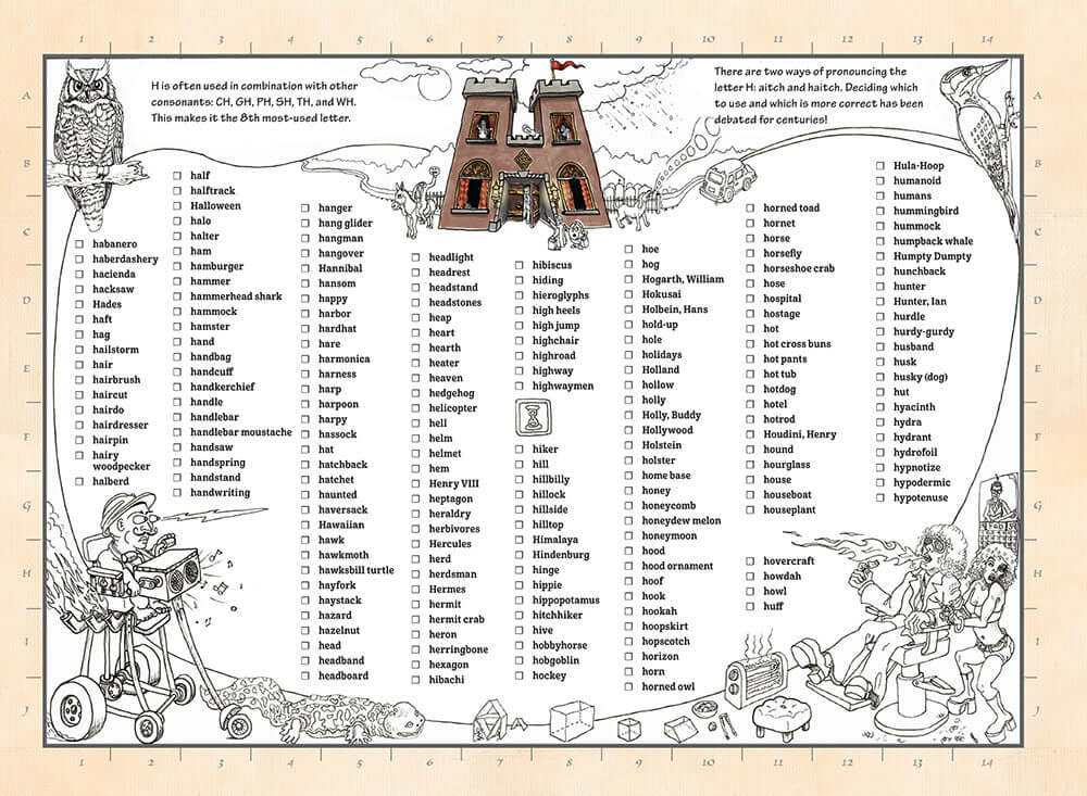 Amazing A--Z AlphaQuest Seek & Find Challenge Puzzle Book