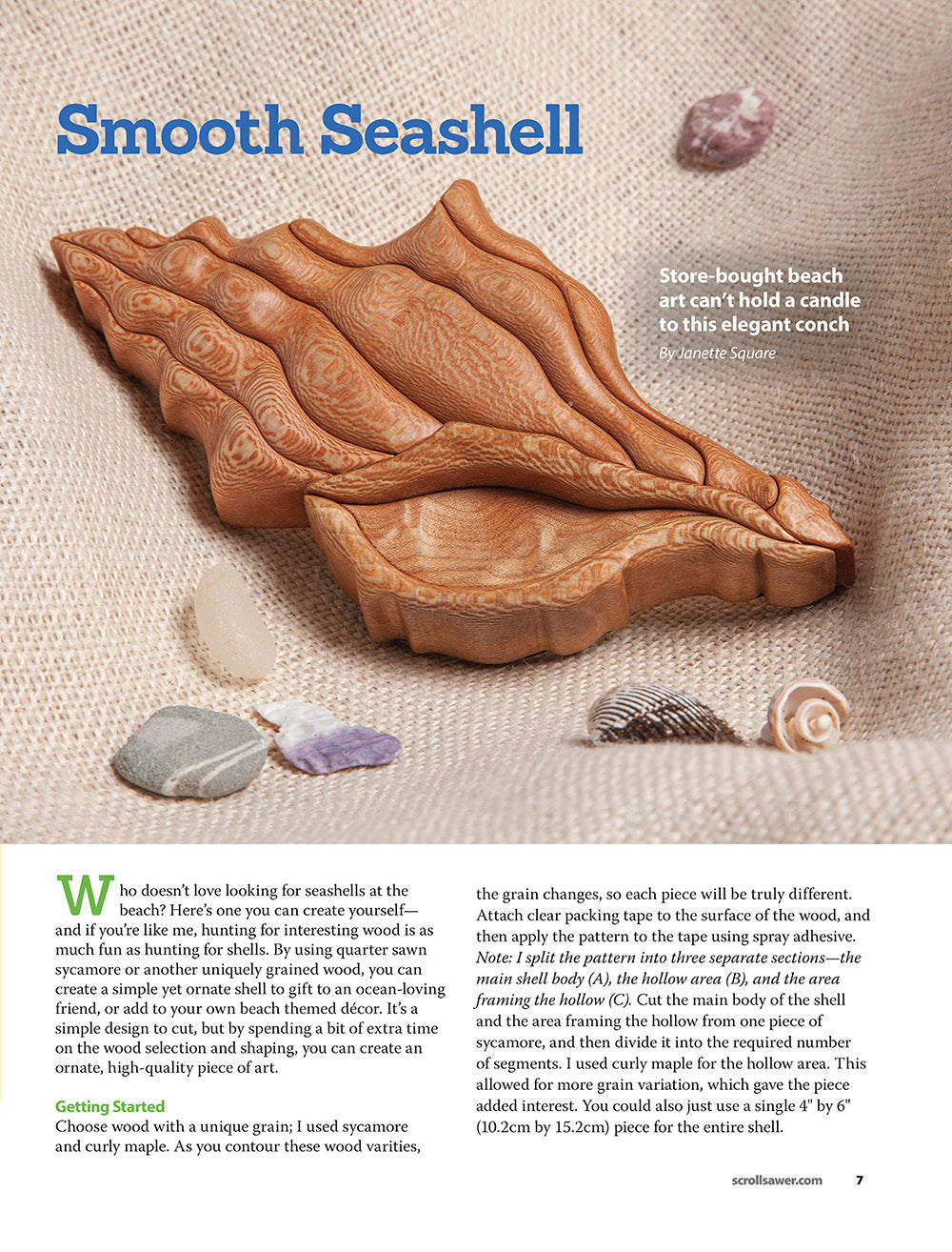 Seaside Intarsia Projects