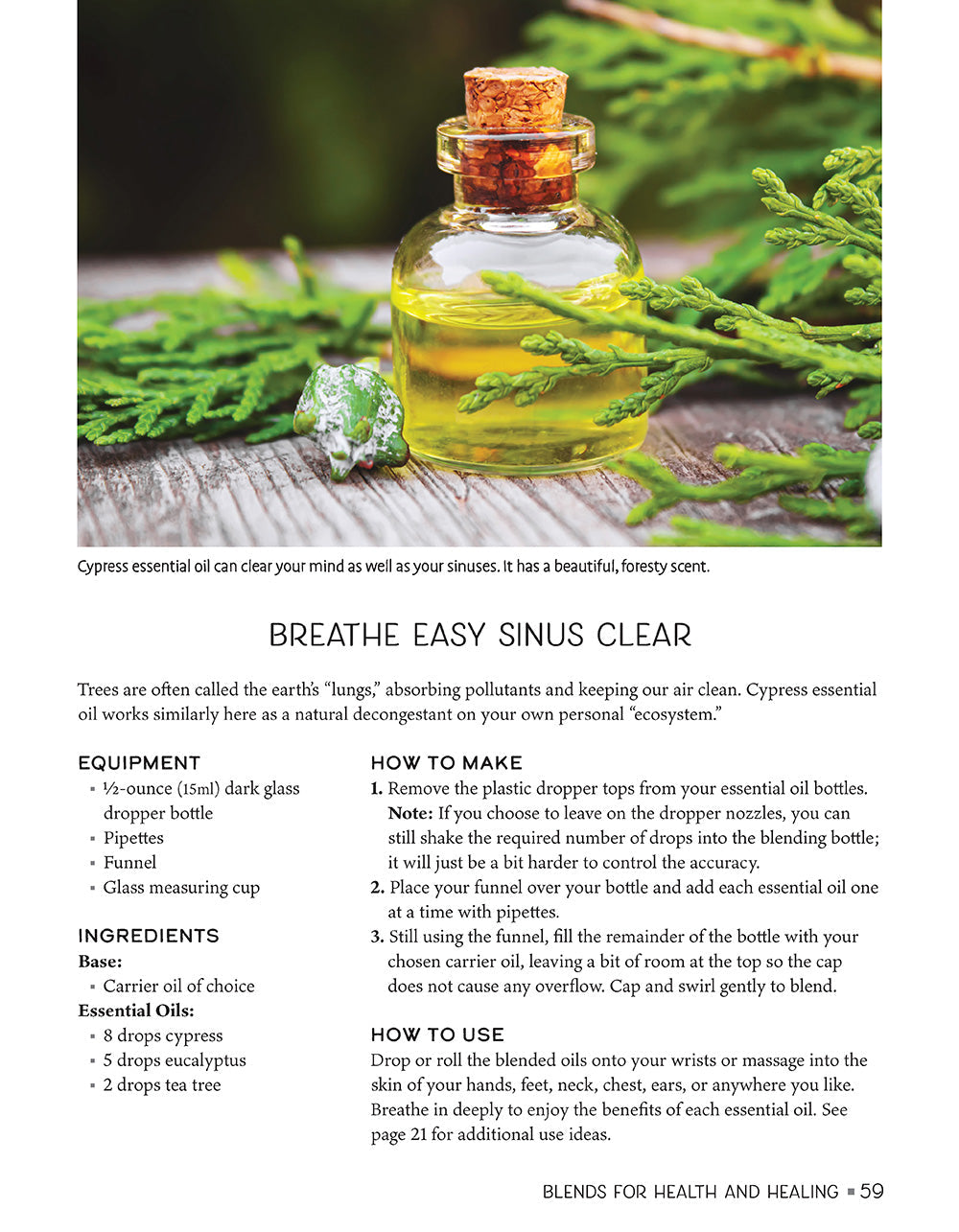 Essential Oil Recipes for Home and Body Care