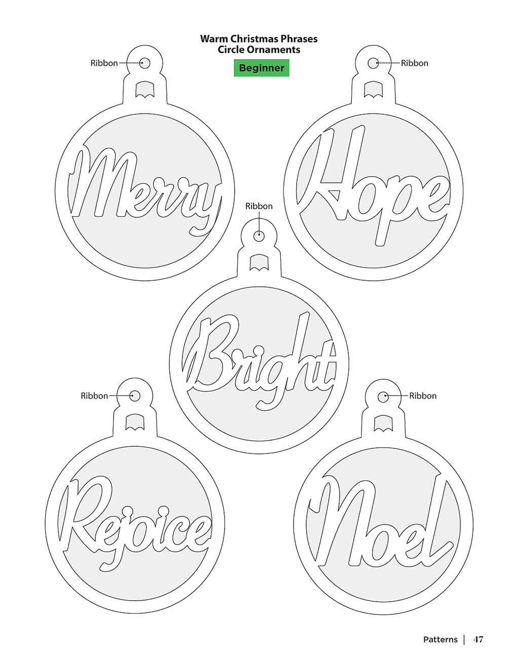 Holiday Scroll Saw Ornaments