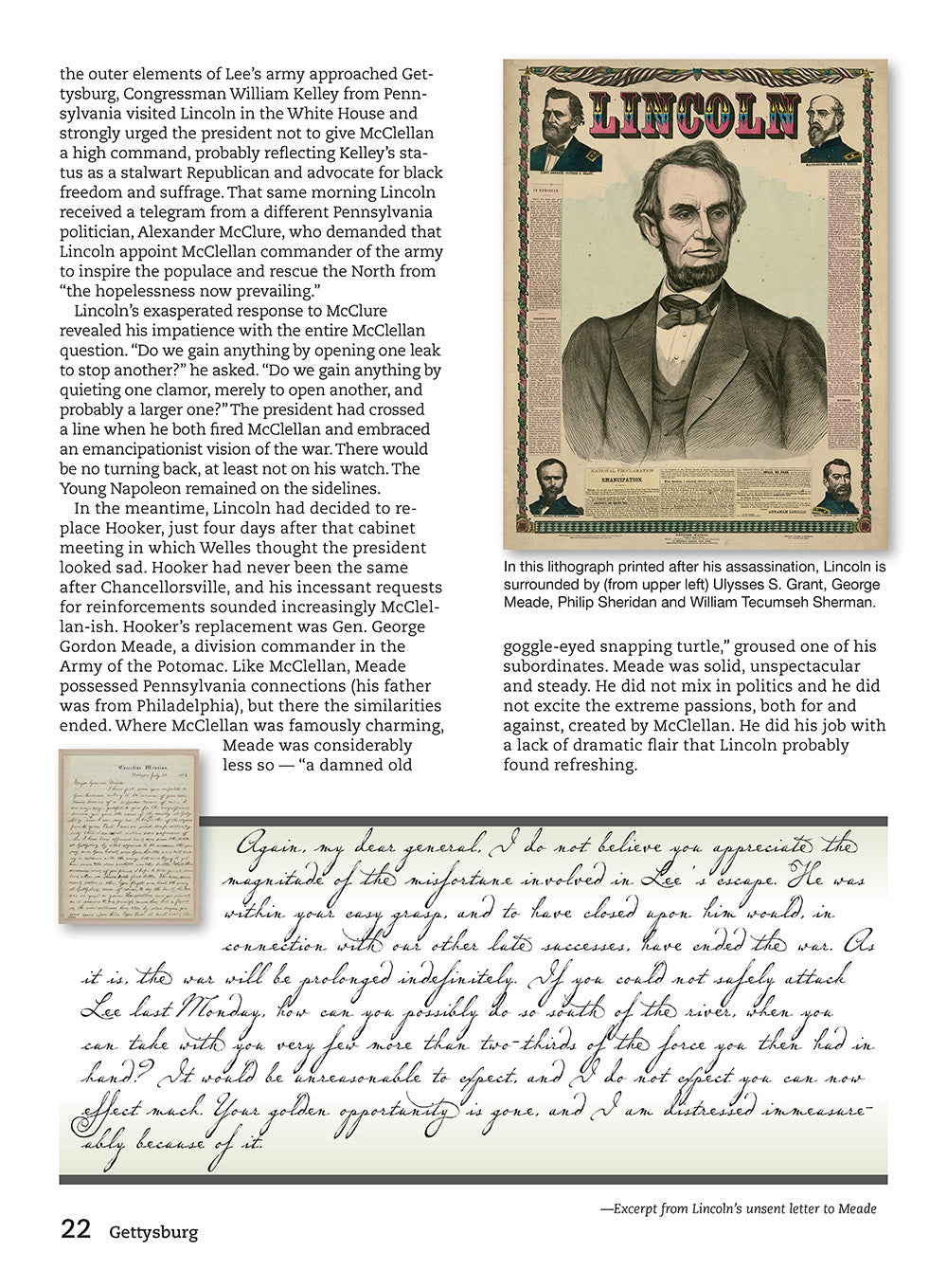 Inside Gettysburg – Paperback / softback, ISBN 9781497103269