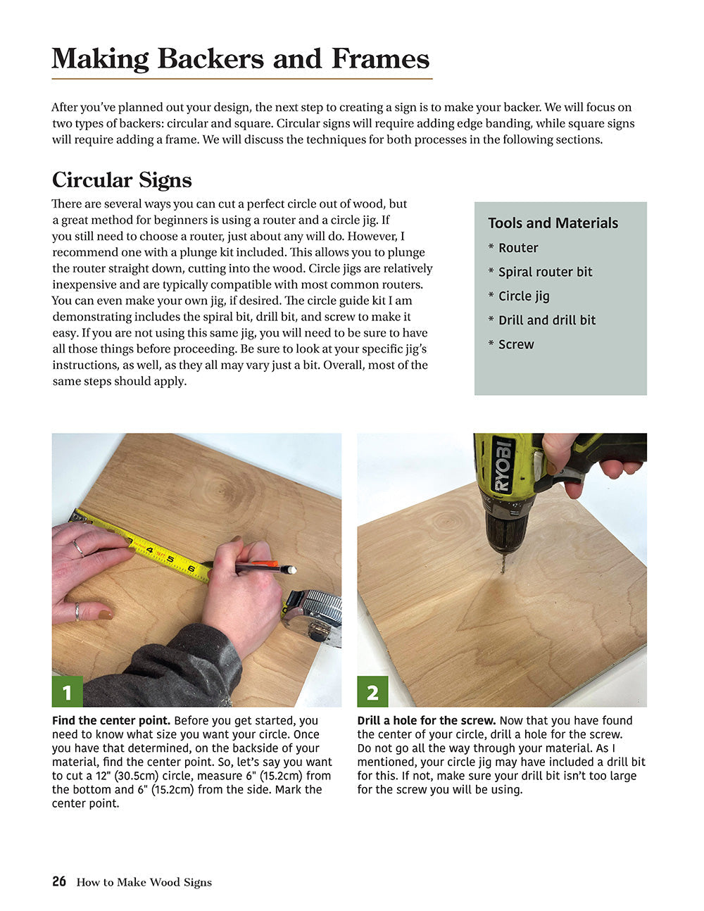 How to Make Wood Signs