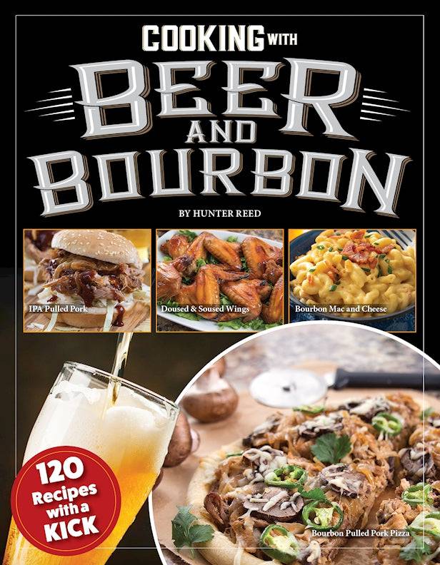 Cover of Cooking with Beer and Bourbon – Paperback / softback, ISBN 9781497103894
