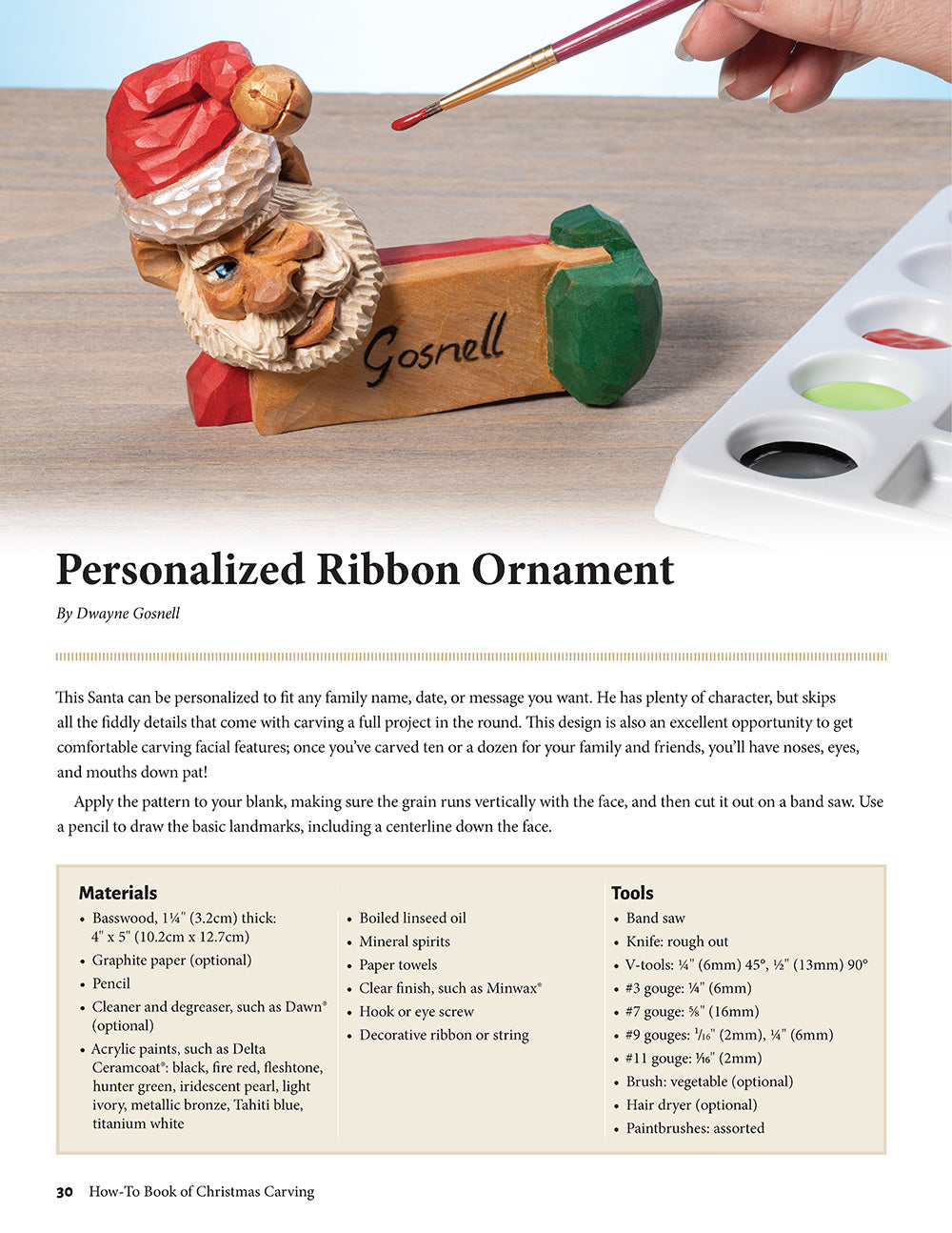 How-To Book of Christmas Carving