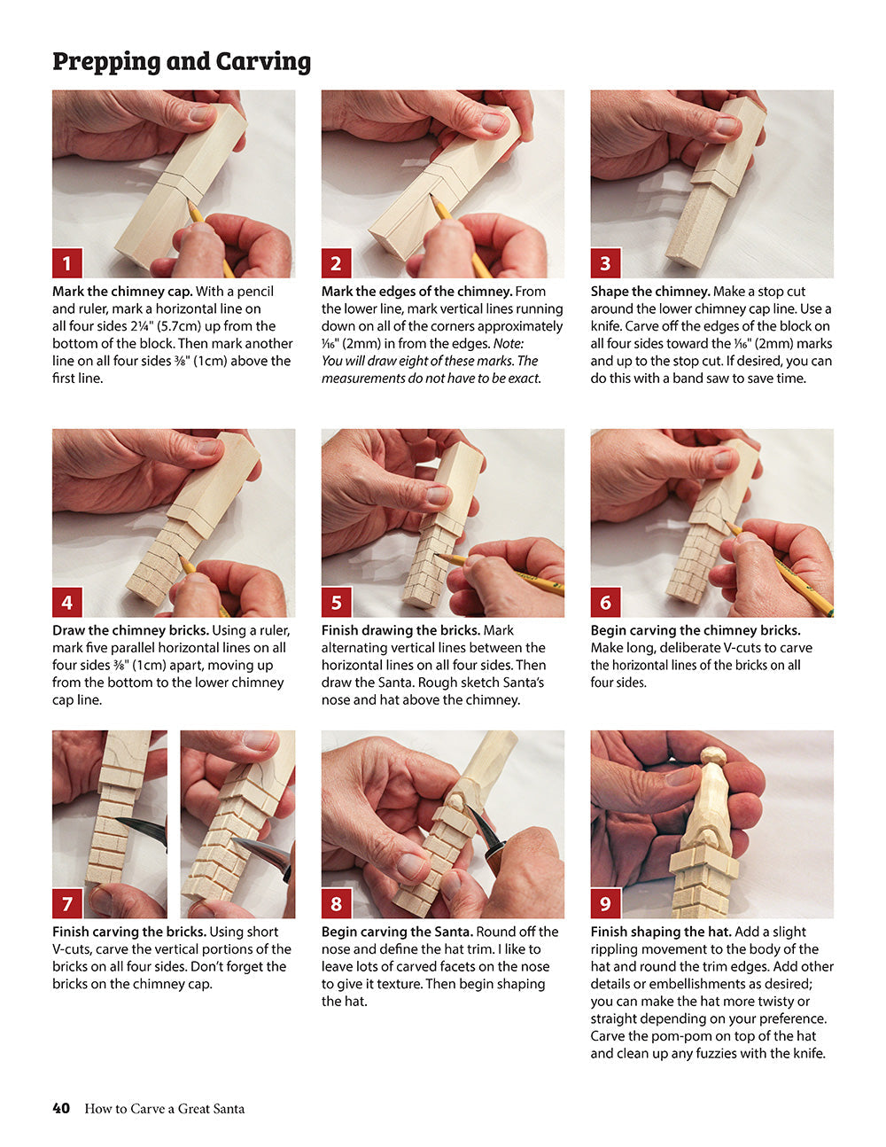 How to Carve a Great Santa