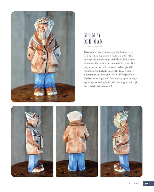 Learn to Whittle Fascinating People in Wood
