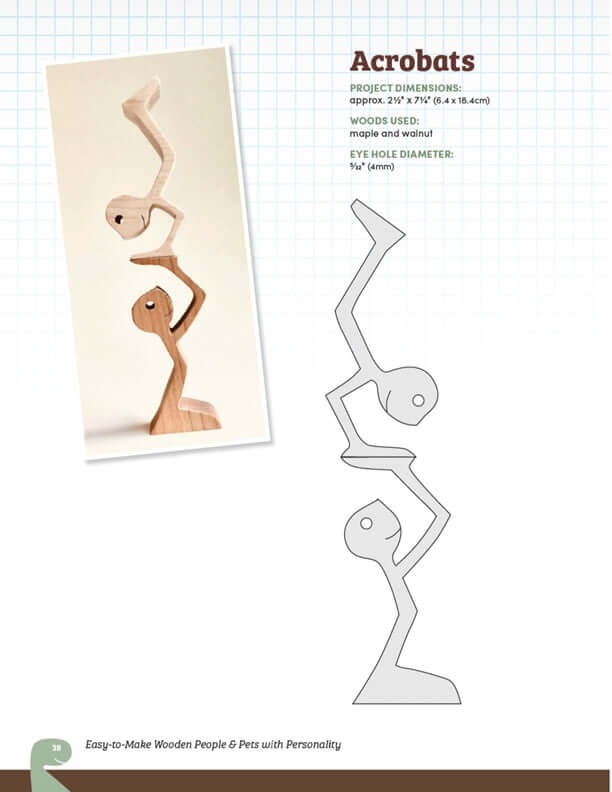 Easy-to-Make Wooden People & Pets with Personality