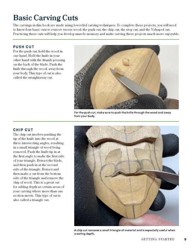 Beginners Guide to Carving Low-Relief Caricature Faces