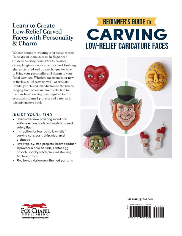 Beginners Guide to Carving Low-Relief Caricature Faces