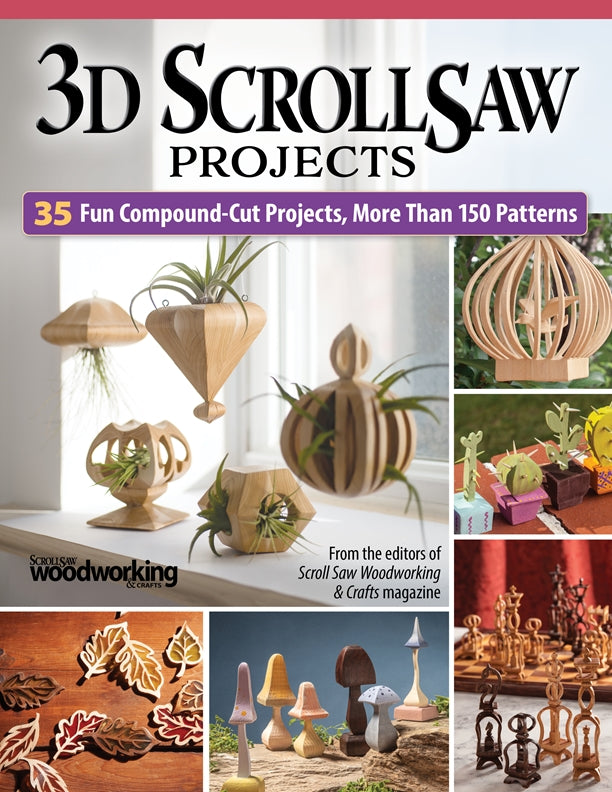 Cover of 3D Scroll Saw Projects – Paperback / softback, ISBN 9781497104884