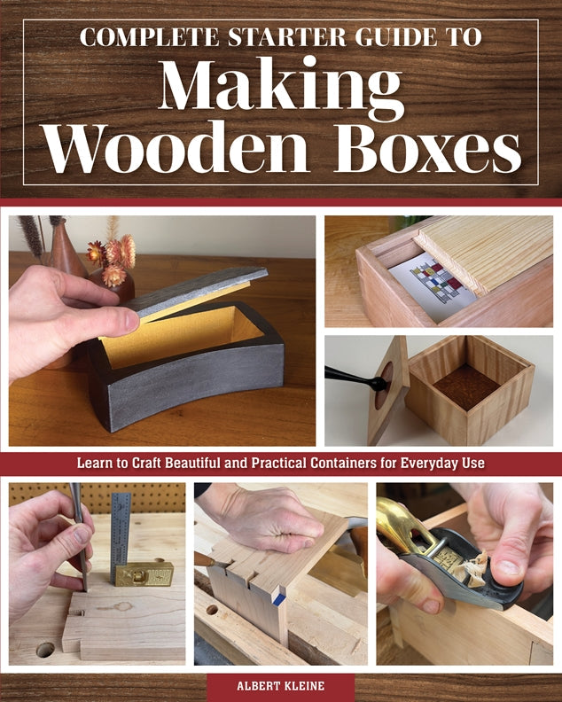 Cover of Complete Starter Guide to Making Wooden Boxes – Paperback / softback, ISBN 9781497105041